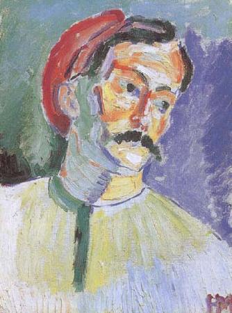 Henri Matisse Portrait of Andre Derain (mk35) oil painting image
